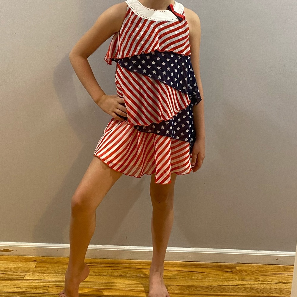 girls Fourth of July dress